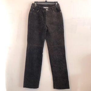 Newport News Suede pants chocolate brown